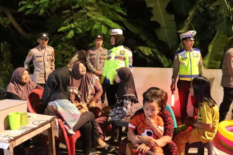 Satlantas Polres Pesawaran Intensifkan KRYD Malam Libur: Amankan Lalu Lintas, Teguhkan Rasa Aman Warga