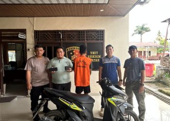Tekab 308 Polsek Natar Bekuk Remaja Pelaku Curat Motor, Aksi Subuh Terekam Jejak Polisi