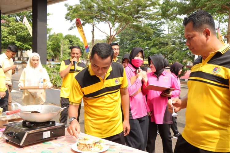 Polres Pesawaran Rayakan Hari Bhayangkara ke-79 dengan Perlombaan Meriah Penuh Semangat dan Kekeluargaan