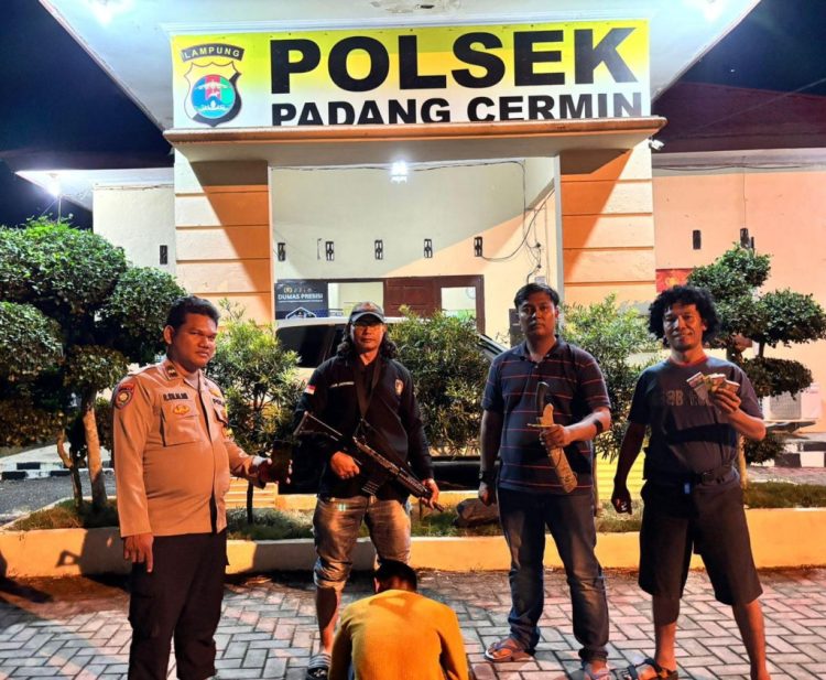 Tekab 308 Presisi Polsek Padang Cermin Ringkus Pelaku Curat Rumah Kosong, Kerugian Capai Rp25 Juta