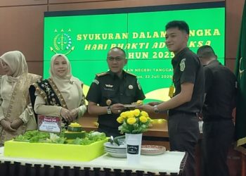 Hari Bhakti Adhyaksa 2025, Kejari Tanggamus Refleksi Kinerja dan Tebar Aksi Sosial