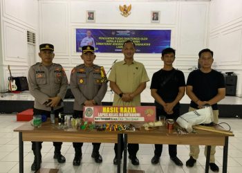 Perkuat Keamanan Lapas, Ditjenpas Lampung dan Polres Lampura Gelar Sidak Malam di Kotabumi