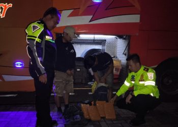 PJR Polda Lampung Gagalkan Penyelundupan 4 Kg Ganja di Jalur Tol Bakter