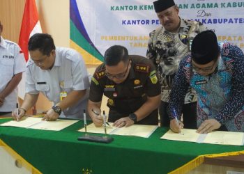 Tiga Lembaga di Pringsewu Sepakat Bentuk Tim Terpadu, Percepat Sertifikasi Tanah Wakaf