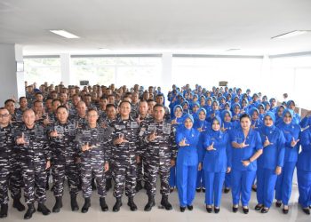 Pangkoarmada I Kunjungi Lanal Lampung, Tekankan Profesionalisme dan Ketahanan Keluarga Prajurit