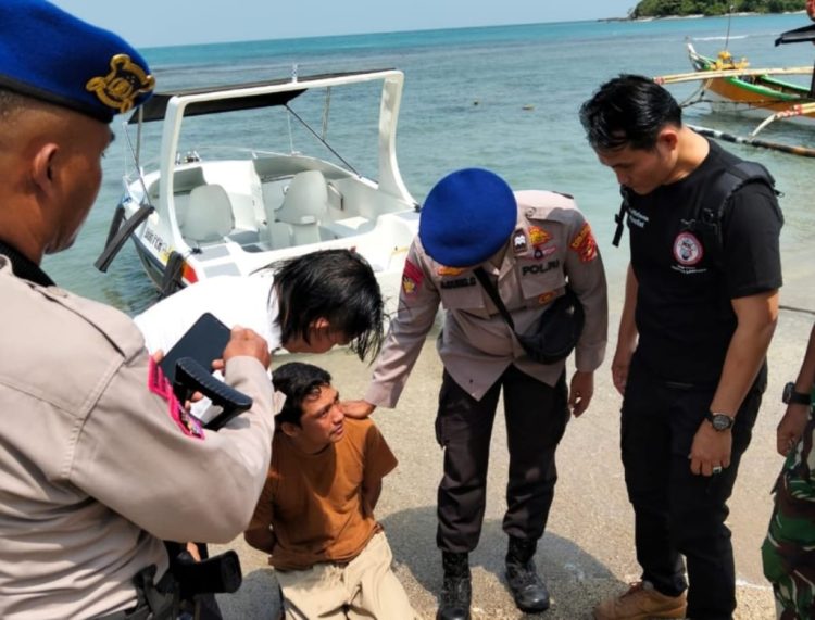 Kades Pahawang Apresiasi Gercap Ditpolairud Polda Lampung Tangkap Pelaku Curat Speedboat