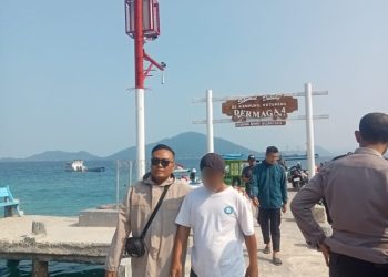 Gabungan Ditpolairud Polda Lampung dan Sat Polaires Pesawaran Amankan Pelaku Curat Speedboat