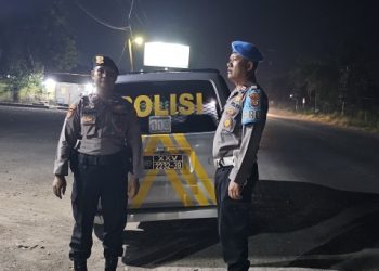 Cegah Aksi Kriminal di Jalinsum, Polsek Tegineneng Gencarkan Patroli Hunting Malam