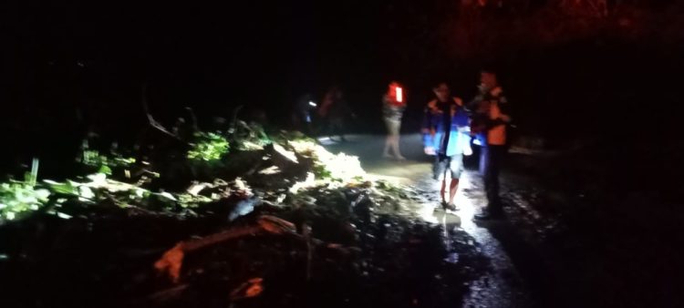 Tumpukan Material Longsor Tutupi Ruas Jalan Wisata Ketapang, Erosi Air Diperparah Drainase Buruk