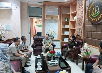 Perkuat Kolaborasi Lintas Lembaga, BPN Pringsewu Sambangi Kejari