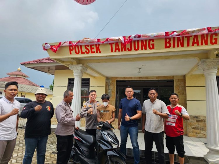 Pelaku Curas Sepeda Motor di Lampung Selatan Dibekuk Tekab 308 Polsek Tanjung Bintang