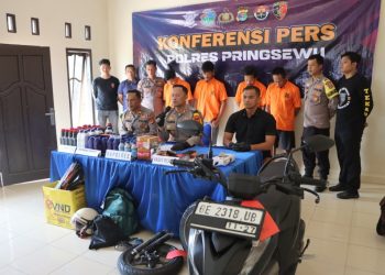 Modus Subuh, Pemuda Pringsewu Gasak Rp96 Juta dan Ponsel: Uang Digunakan untuk Motor, Liburan, hingga Narkoba