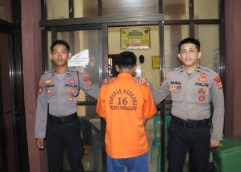 Pria Muda di Pringsewu Ditangkap Polisi Setelah Tiga Bulan Mengedarkan Sabu, Polisi Terus Dalami Jaringan