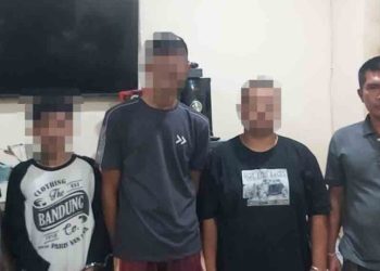 Patroli Polsek Palas Berbuah Penangkapan Tiga Pemuda Pengedar Sabu