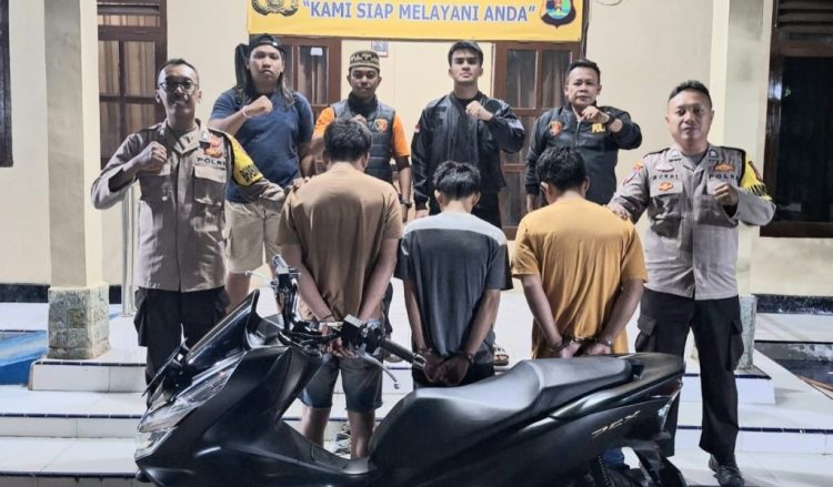 Polsek Pugung Bongkar Penipuan Motor Modus COD, 3 Pelaku Diciduk, 1 Buron Jadi DPO