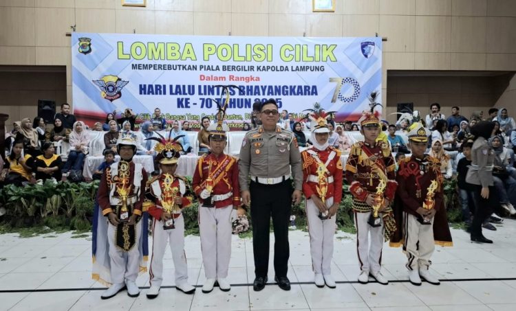 Polisi Cilik Polres Tanggamus Raih Juara 1 Nominasi Pocil Bina di Lomba Tingkat Polda Lampung