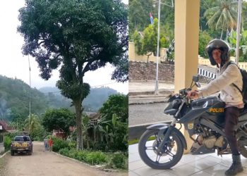 Polisi Polres Tanggamus Viral karena Bantu Ibu Hamil Ambil Mangga, Warganet Memberi Apresiasi