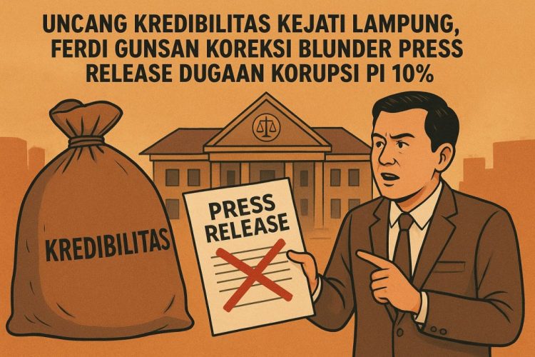 Blunder Fatal Kejati Lampung: Ferdi Gunsan Bongkar Kesalahan Teknis di Press Release Kasus Korupsi PI 10%