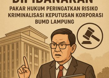 Pakar Hukum Ingatkan Bahaya Kriminalisasi Keputusan Bisnis: Hasil RUPS BUMD Lampung Tak Bisa Dipidanakan