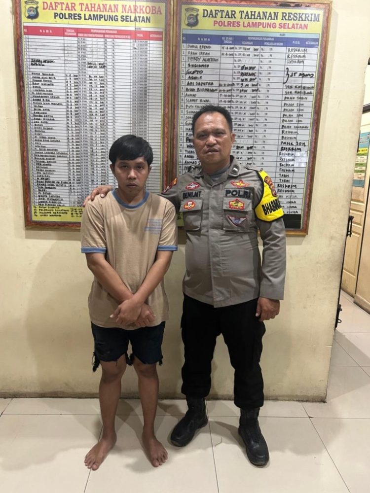 Heboh! Bhabinkamtibmas Desa Tejang Pulau Sebesi Amankan DPO Pencurian Rp600 Juta, Aksi Heroik Jadi Sorotan Publik