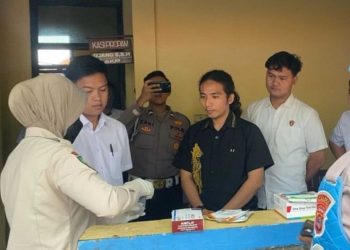 Polres Tanggamus Gelar Tes Urine Rutin, Semua Personel Dinyatakan Bebas Narkotika