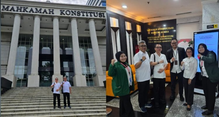 LSM PRO RAKYAT Sambangi Mahkamah Konstitusi, Tegaskan Komitmen Perjuangkan Hukum Secara Konstitusional