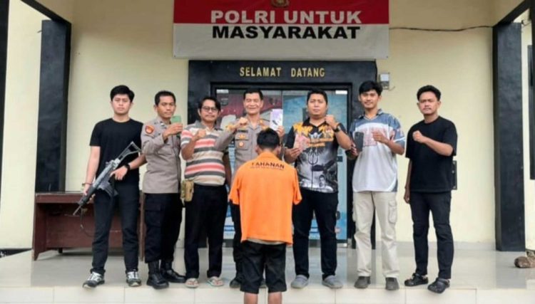 Tekab 308 Polsek Pulau Panggung Tangkap Pelaku Pencurian Rp13 Juta, Uang Digunakan Untuk Foya-Foya