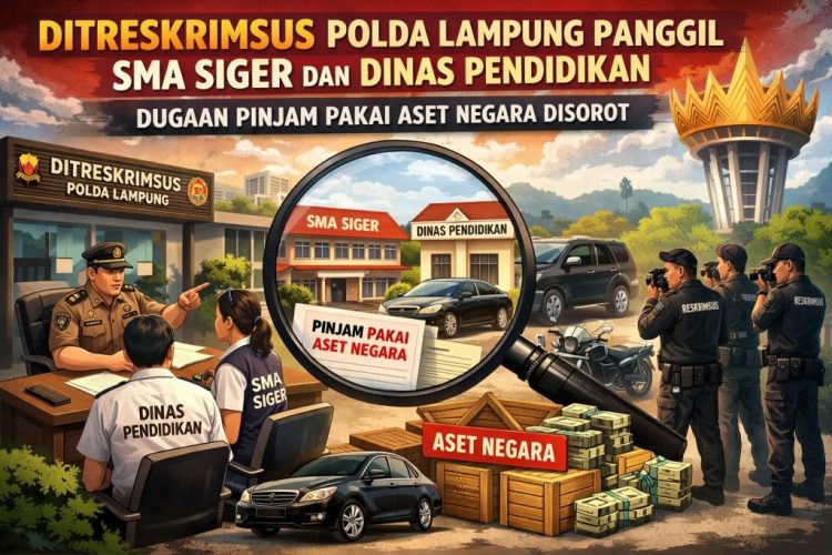Ditreskrimsus Polda Lampung Panggil SMA Siger dan Dinas Pendidikan Terkait Dugaan Pinjam Pakai Aset Negara