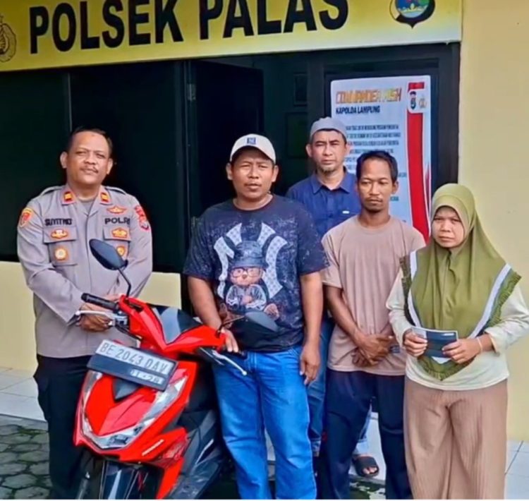 Berkat Sinergi Warga dan Polisi, Motor Curanmor Berhasil Kembali