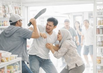 Pelaku Berpakaian Hitam Bacok Pasutri, Polisi Lakukan Penyelidikan Intensif