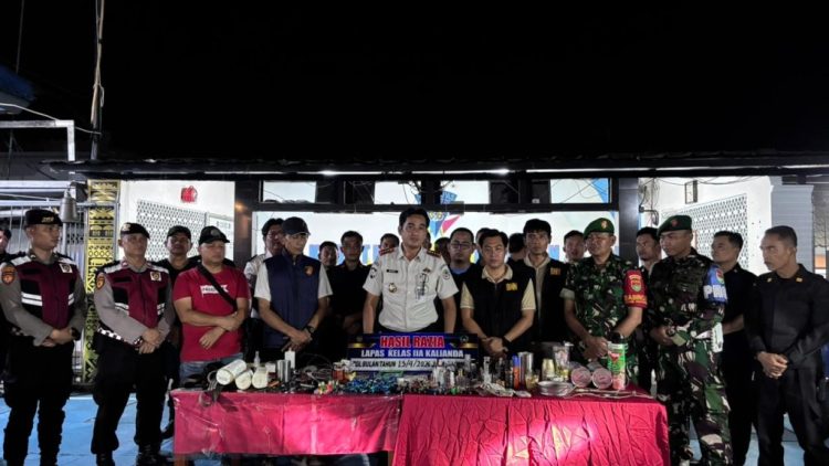 BNN dan Aparat Gabung Razia Lapas Kalianda, Situasi Dipastikan Kondusif