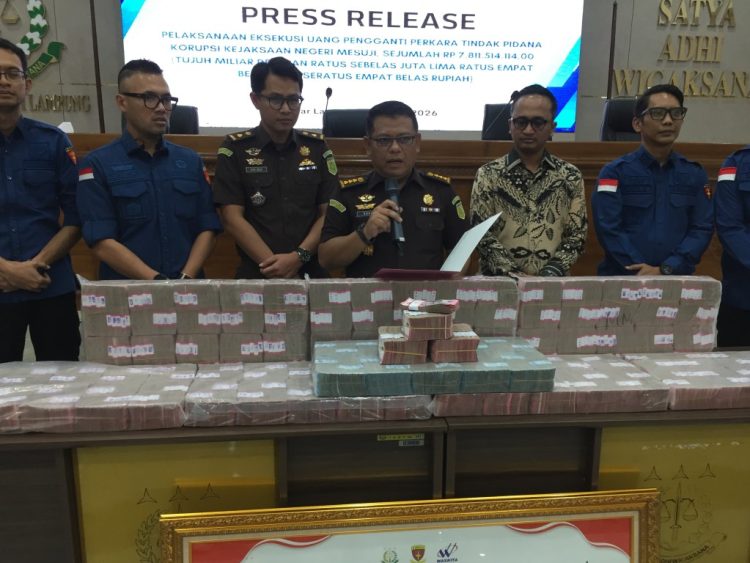 Langkah Nyata Kejati Lampung: Rp7,8 Miliar Kerugian Negara Berhasil Dikembalikan