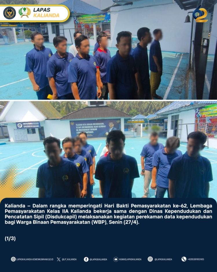 Hari Bakti Pemasyarakatan, Lapas Kalianda Fokuskan Pelayanan Adminduk