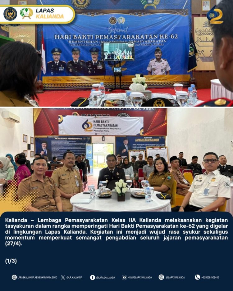 HBP ke-62, Lapas Kalianda Fokus pada Pemberdayaan Ekonomi Keluarga WBP