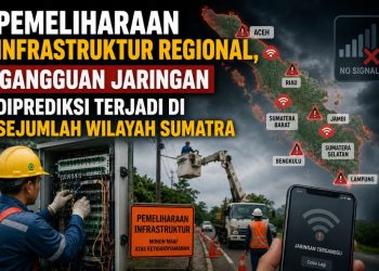 Layanan Seluler dan Digital di Sumatra Diperkirakan Alami Penurunan Kualitas