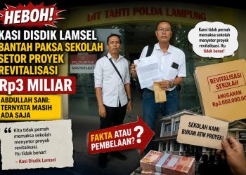 Dugaan Tekanan ke Kepsek dalam Proyek Revitalisasi Sekolah Muncul di Lamsel