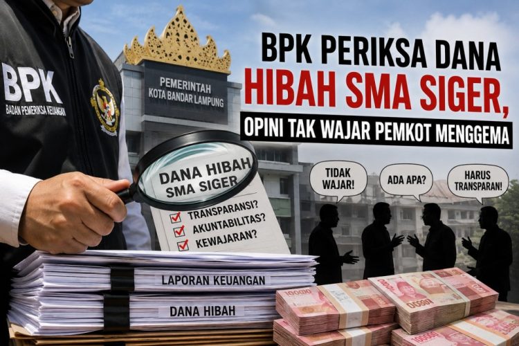 Hibah Rp350 Juta SMA Siger Diperiksa, Tata Kelola Anggaran Pemkot Dipertanyakan