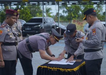 Polres Lampung Selatan Lakukan Penyegaran Jabatan, Dua Kapolsek Baru Resmi Bertugas