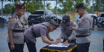 Polres Lampung Selatan Lakukan Penyegaran Jabatan, Dua Kapolsek Baru Resmi Bertugas