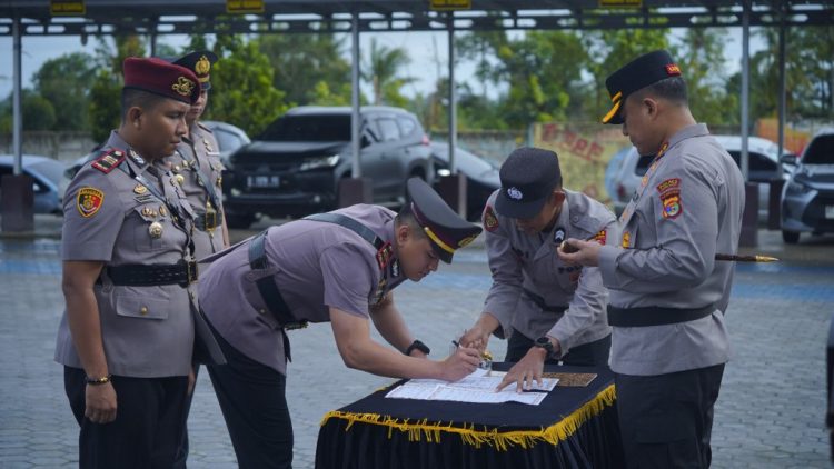 Polres Lampung Selatan Lakukan Penyegaran Jabatan, Dua Kapolsek Baru Resmi Bertugas