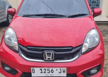 Pelaku Ditangkap di Bandar Lampung, Honda Brio Curian Ditemukan di Candipuro