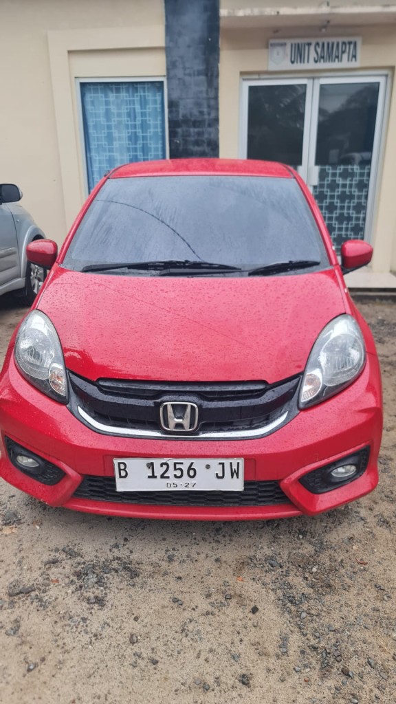 Pelaku Ditangkap di Bandar Lampung, Honda Brio Curian Ditemukan di Candipuro