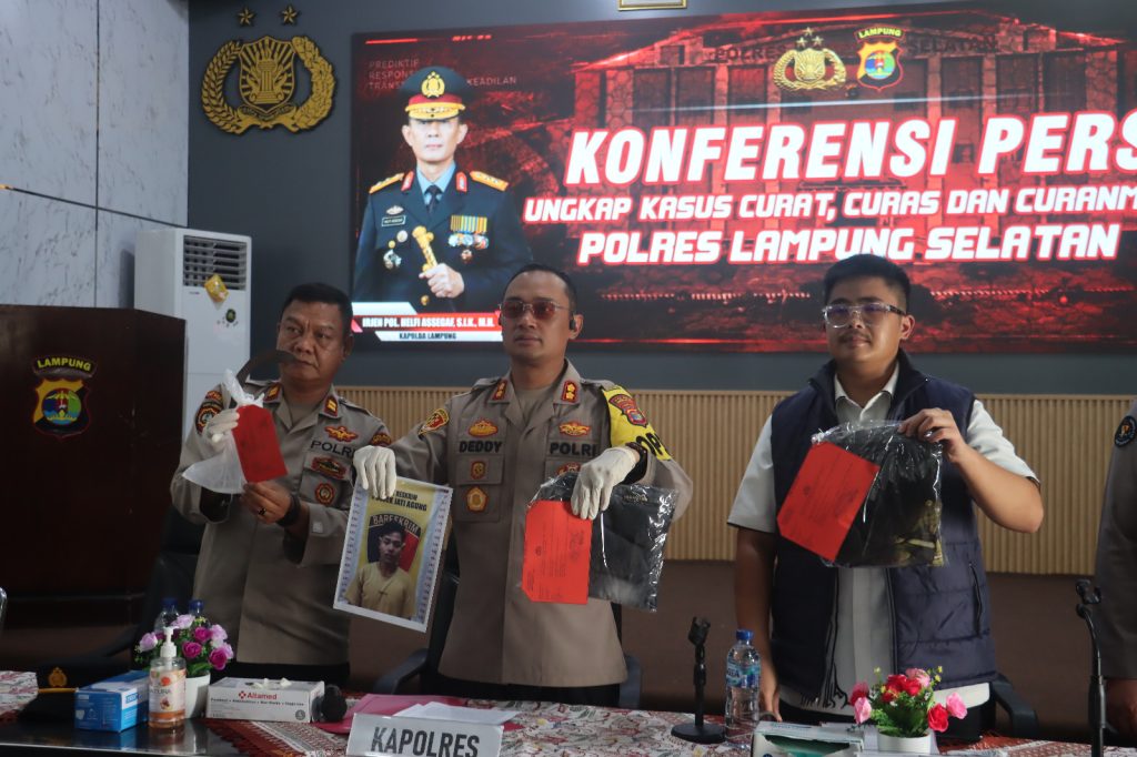 Aksi Curanmor Meresahkan Warga Kalianda Berakhir, Dua Tersangka Diamankan Polisi