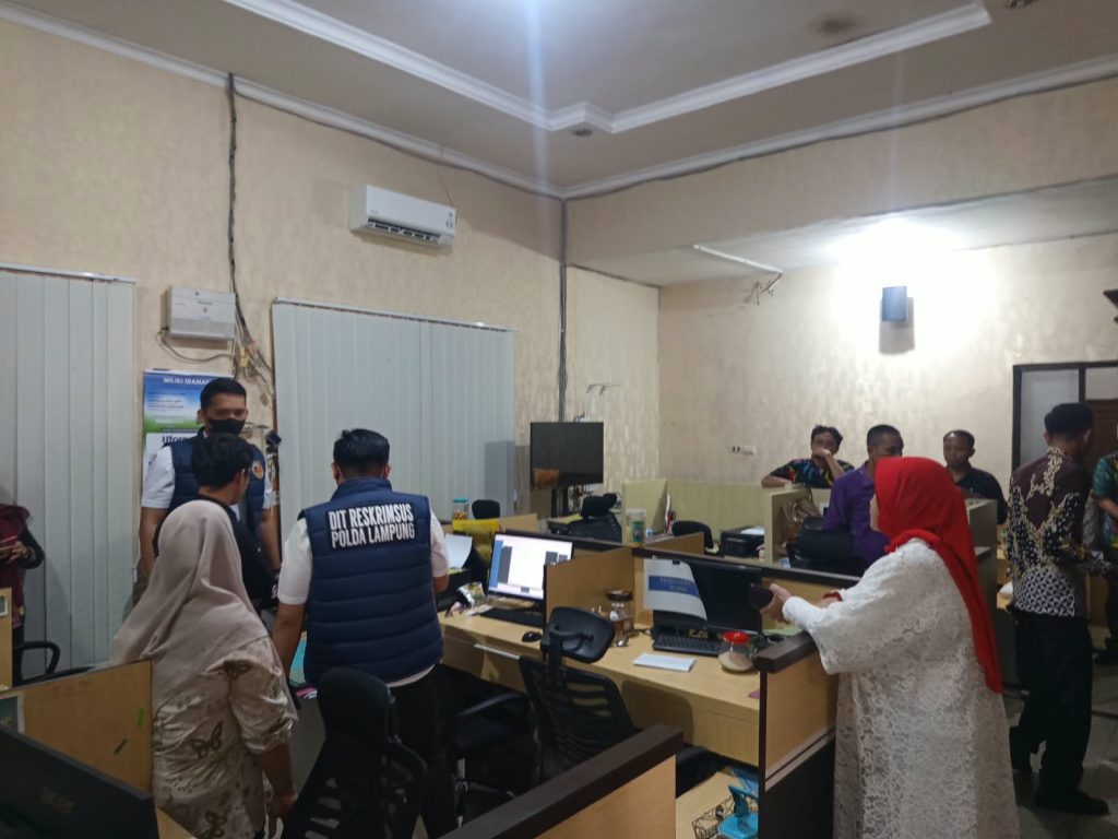 Kasus Honorer Fiktif Rp7 Miliar Lebih, Polda Lampung Geledah BKPSDM Metro