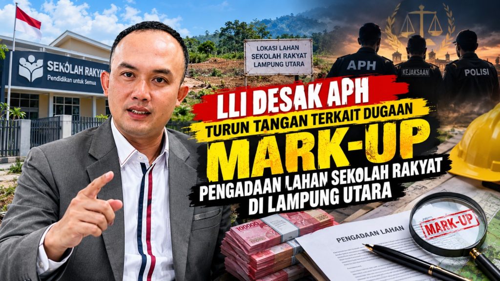 Dugaan Mark-up Pengadaan Lahan Sekolah Rakyat, LLI Minta Polisi hingga KPK Bergerak