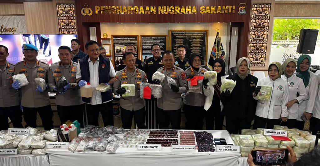 Jaringan Narkoba Aceh-Jakarta-Malaysia Masuk Lampung, Polisi Ungkap 89 Kg Sabu