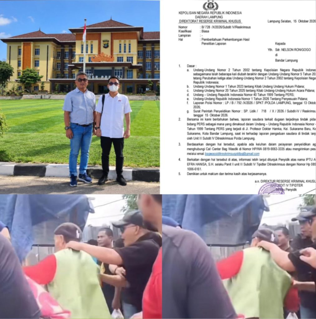 Soroti Perlindungan Pers, LSM Pro Rakyat Apresiasi Tindak Lanjut Laporan Nelson